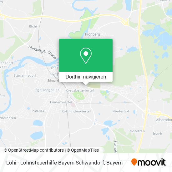Lohi - Lohnsteuerhilfe Bayern Schwandorf Karte