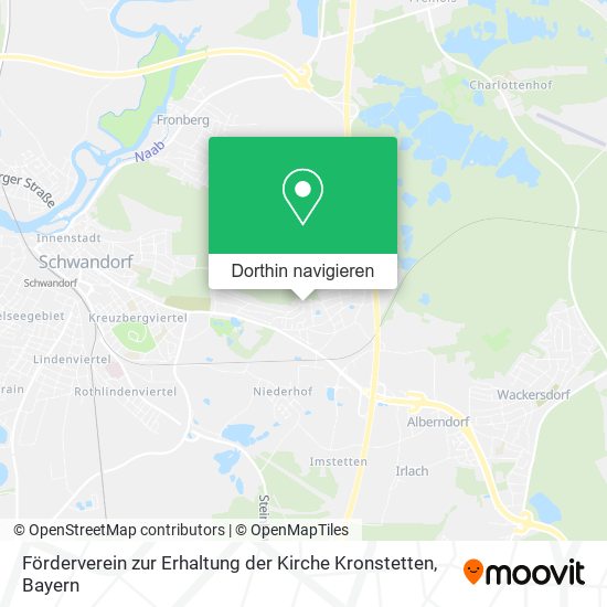 Förderverein zur Erhaltung der Kirche Kronstetten Karte