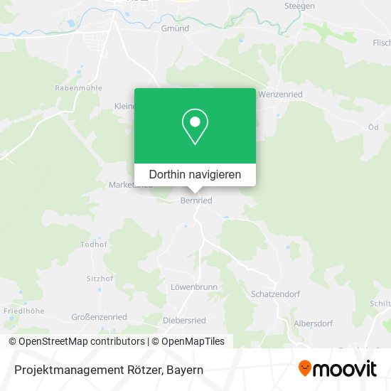 Projektmanagement Rötzer Karte