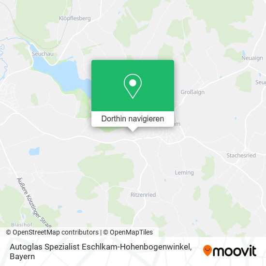 Autoglas Spezialist Eschlkam-Hohenbogenwinkel Karte