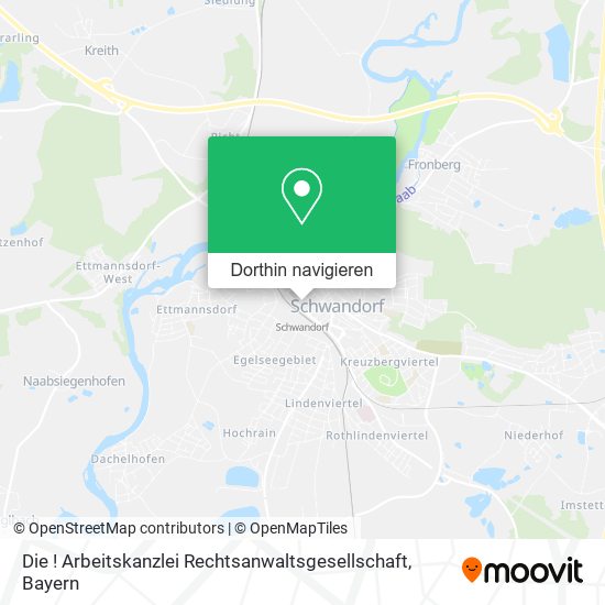Die ! Arbeitskanzlei Rechtsanwaltsgesellschaft Karte