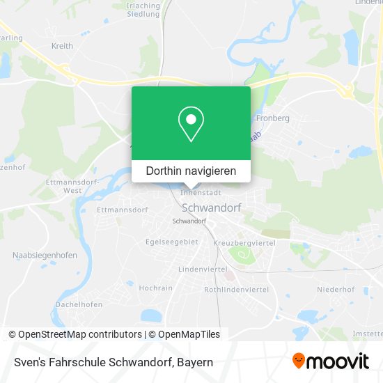 Sven's Fahrschule Schwandorf Karte