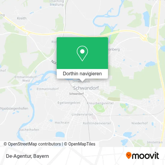 De-Agentur Karte