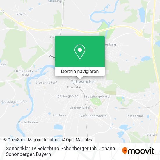 Sonnenklar.Tv Reisebüro Schönberger Inh. Johann Schönberger Karte