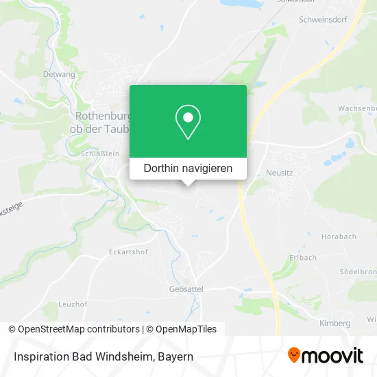 Inspiration Bad Windsheim Karte