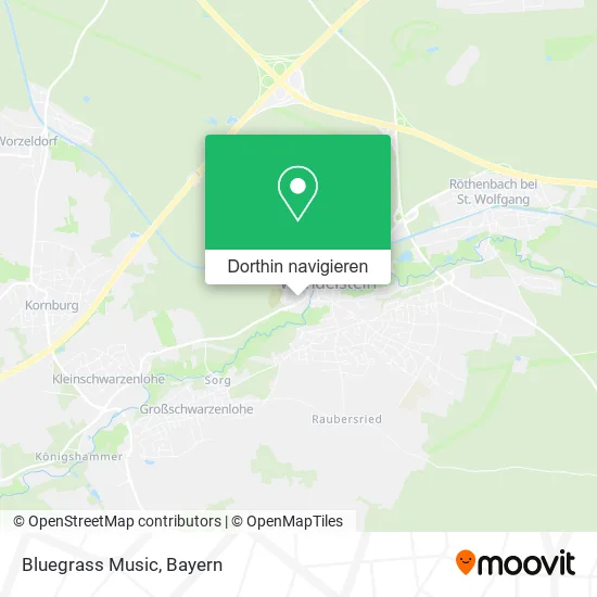 Bluegrass Music Karte