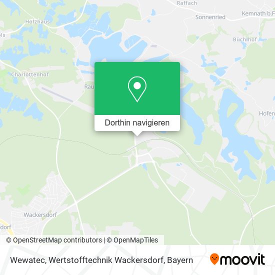 Wewatec, Wertstofftechnik Wackersdorf Karte
