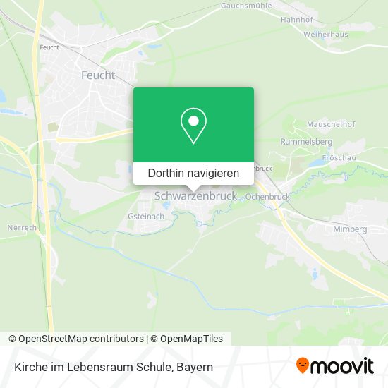 Kirche im Lebensraum Schule Karte