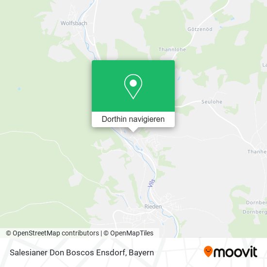 Salesianer Don Boscos Ensdorf Karte
