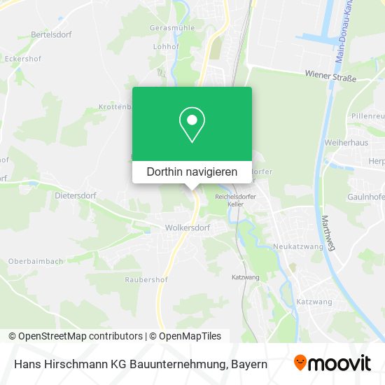 Hans Hirschmann KG Bauunternehmung Karte
