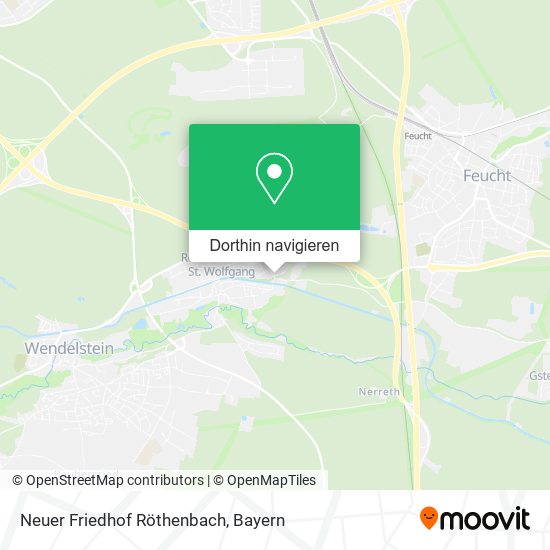 Neuer Friedhof Röthenbach Karte