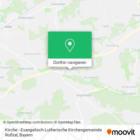 Kirche - Evangelisch-Lutherische Kirchengemeinde Roßtal Karte