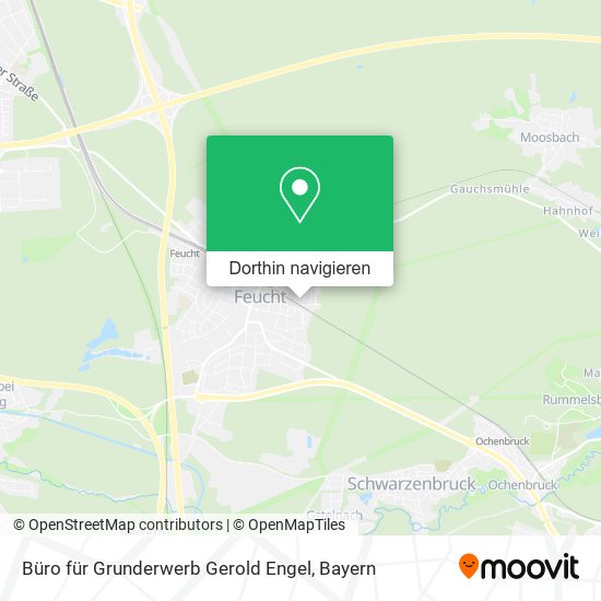 Büro für Grunderwerb Gerold Engel Karte