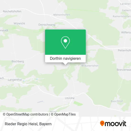 Rieder Regio Heisl Karte