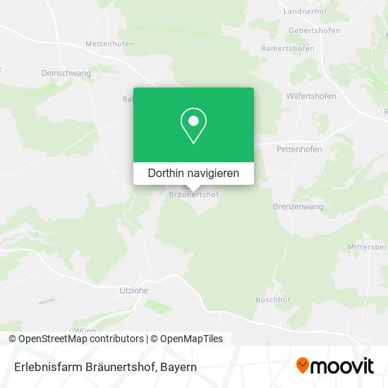 Erlebnisfarm Bräunertshof Karte