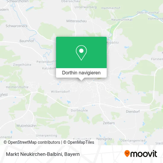 Markt Neukirchen-Balbini Karte