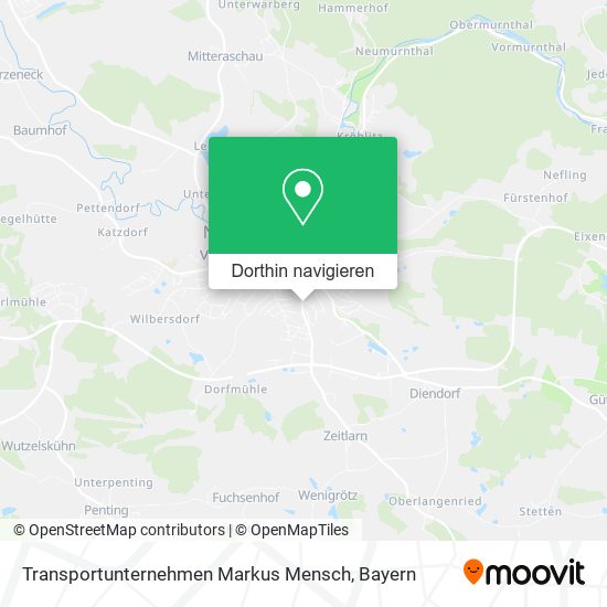 Transportunternehmen Markus Mensch Karte