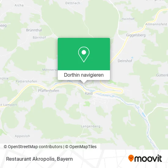 Restaurant Akropolis Karte