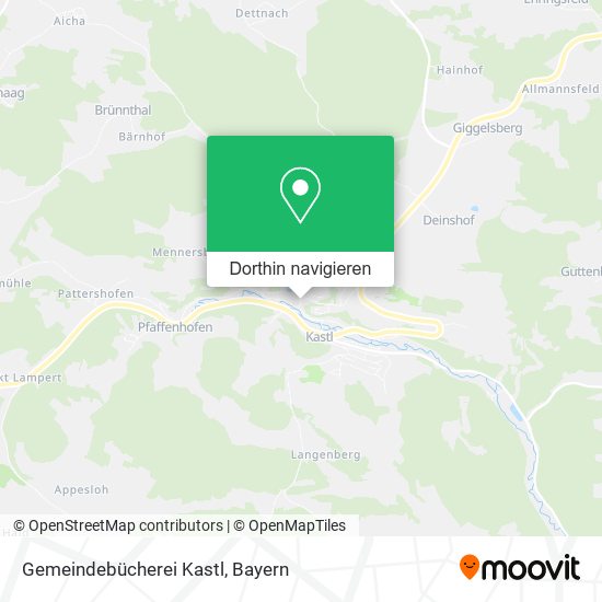 Gemeindebücherei Kastl Karte