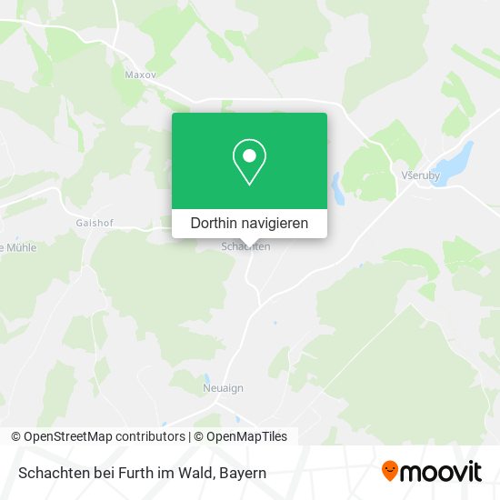 Schachten bei Furth im Wald Karte