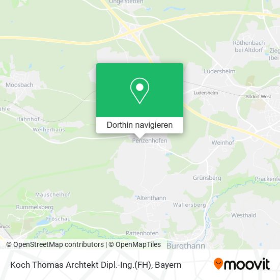 Koch Thomas Archtekt Dipl.-Ing.(FH) Karte