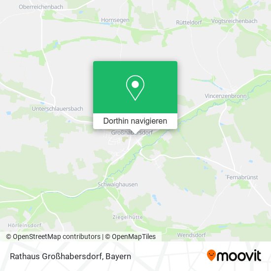 Rathaus Großhabersdorf Karte