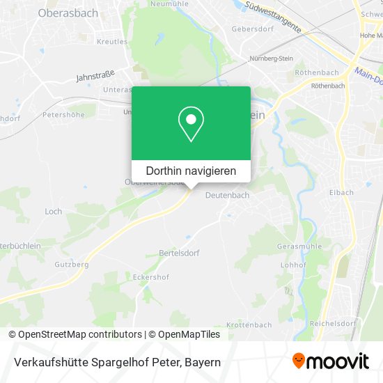 Verkaufshütte Spargelhof Peter Karte