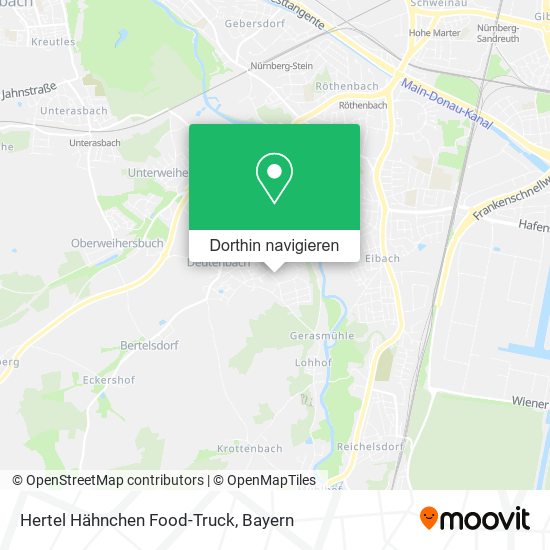 Hertel Hähnchen Food-Truck Karte