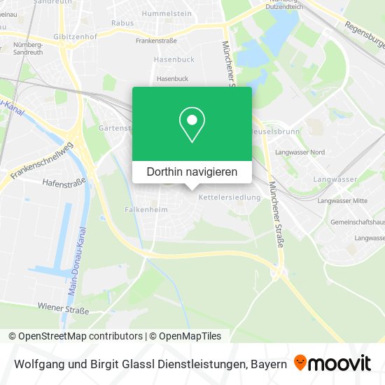 Wolfgang und Birgit Glassl Dienstleistungen Karte