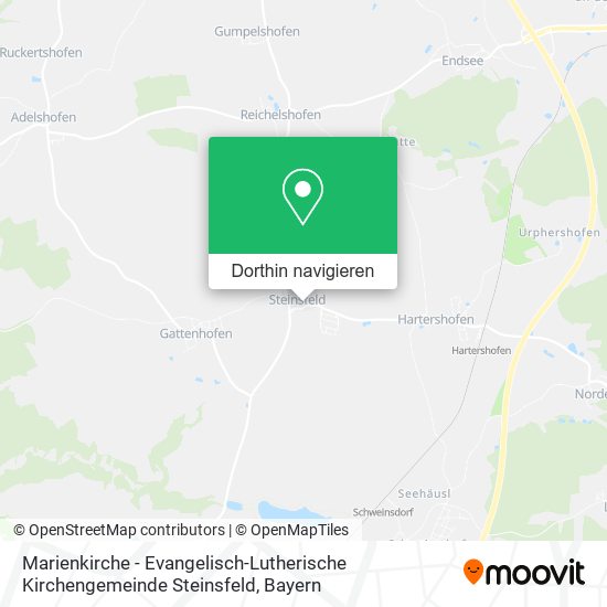 Marienkirche - Evangelisch-Lutherische Kirchengemeinde Steinsfeld Karte