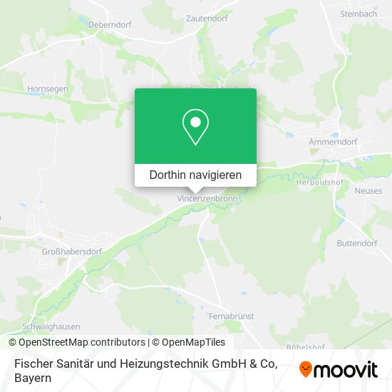 Fischer Sanitär und Heizungstechnik GmbH & Co Karte