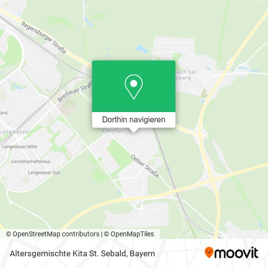 Altersgemischte Kita St. Sebald Karte