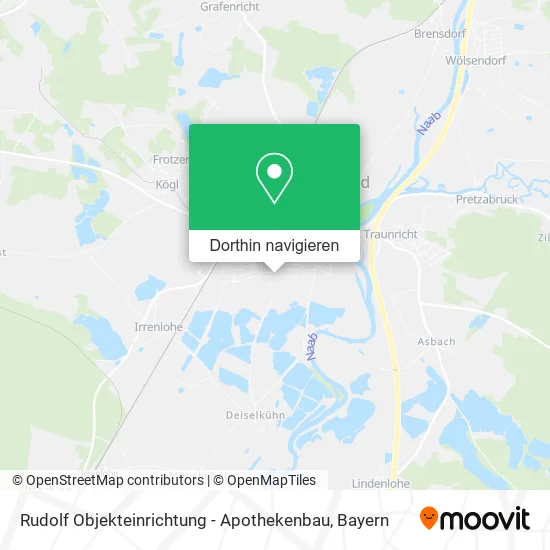 Rudolf Objekteinrichtung - Apothekenbau Karte