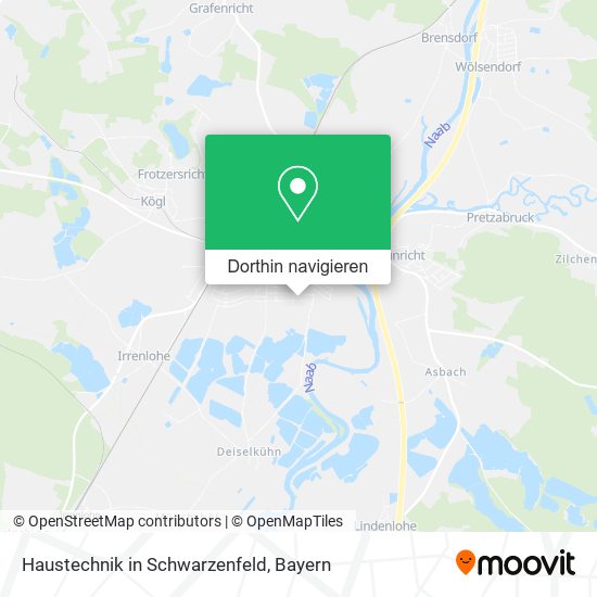 Haustechnik in Schwarzenfeld Karte