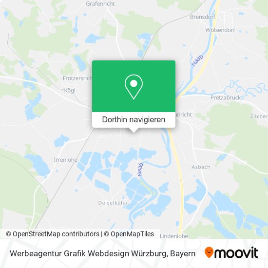 Werbeagentur Grafik Webdesign Würzburg Karte