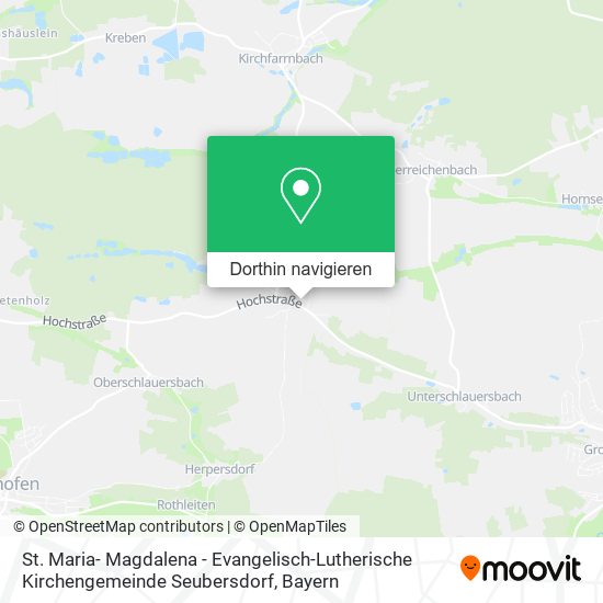 St. Maria- Magdalena - Evangelisch-Lutherische Kirchengemeinde Seubersdorf Karte