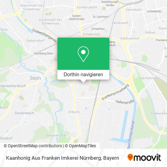 Kaanhonig Aus Franken Imkerei Nürnberg Karte