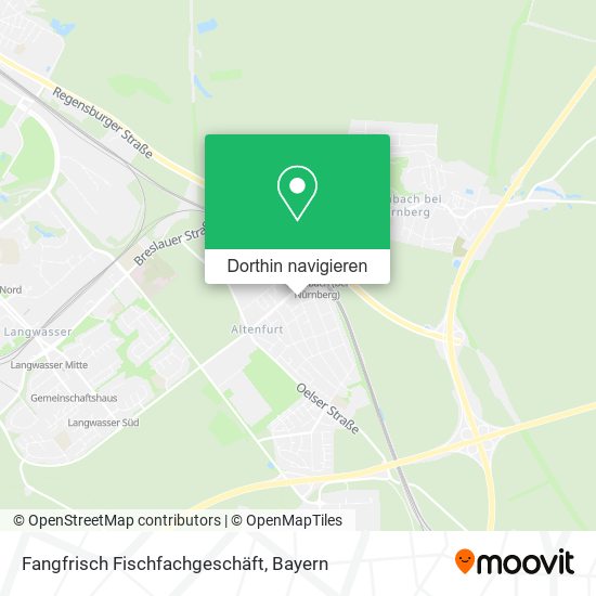 Fangfrisch Fischfachgeschäft Karte