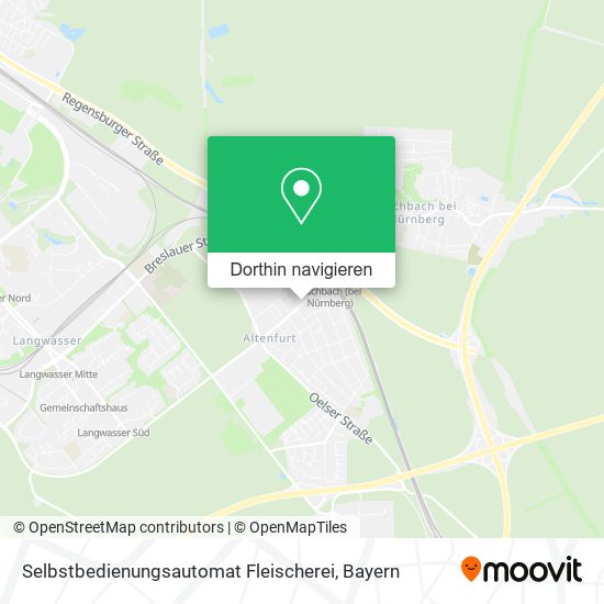 Selbstbedienungsautomat Fleischerei Karte