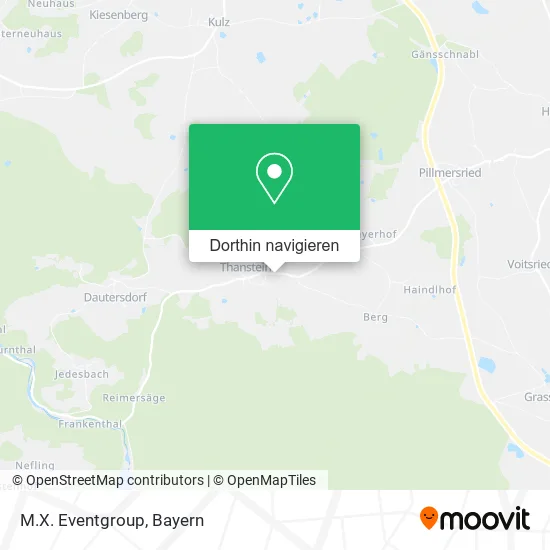 M.X. Eventgroup Karte