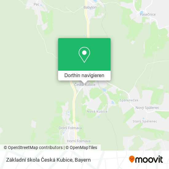 Základní škola Česká Kubice Karte