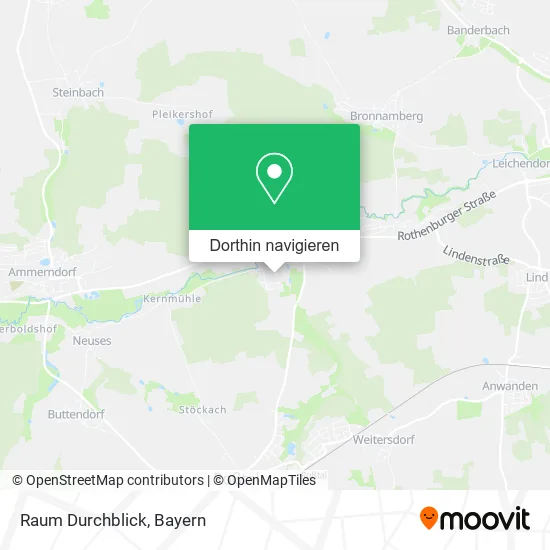 Raum Durchblick Karte