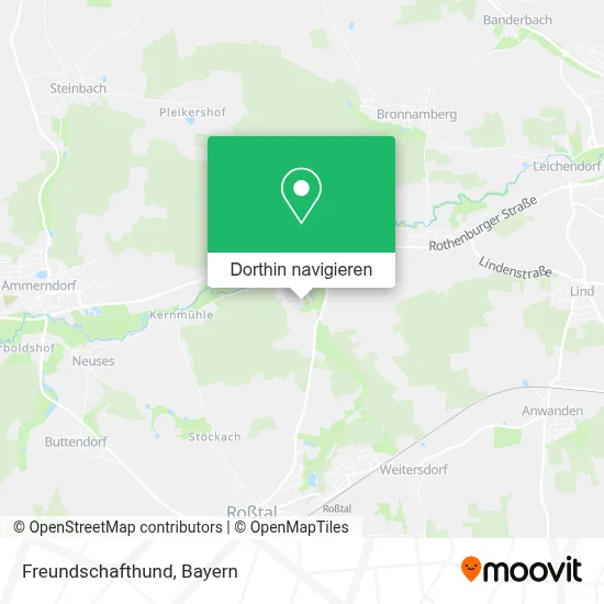 Freundschafthund Karte