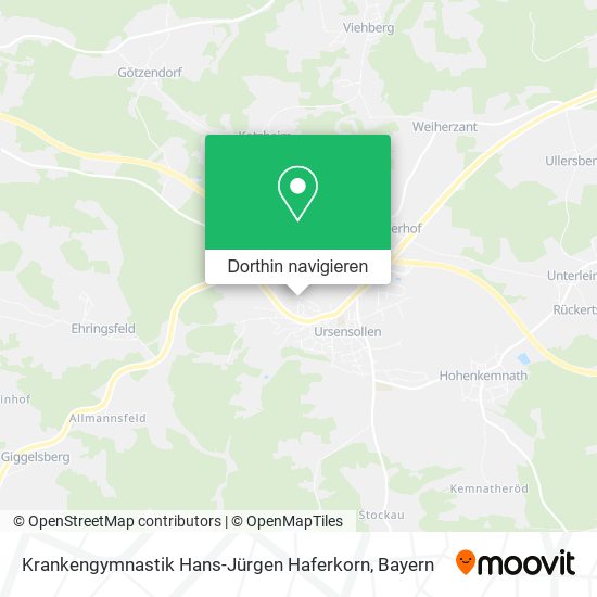 Krankengymnastik Hans-Jürgen Haferkorn Karte