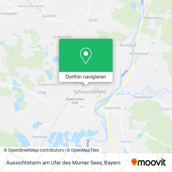 Aussichtsturm am Ufer des Murner Sees Karte