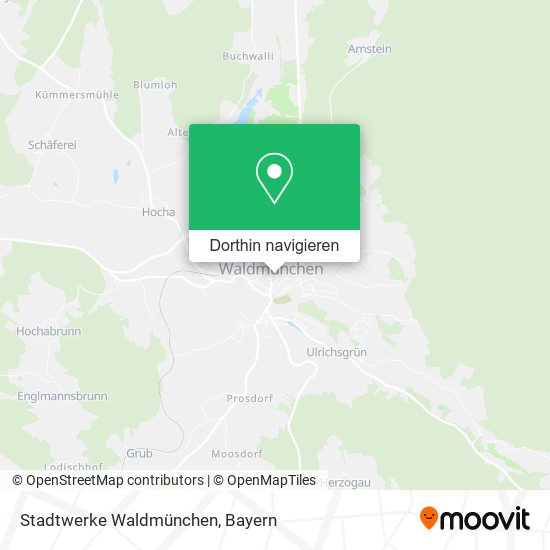 Stadtwerke Waldmünchen Karte