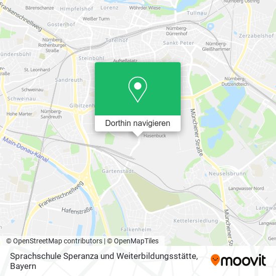 Sprachschule Speranza und Weiterbildungsstätte Karte