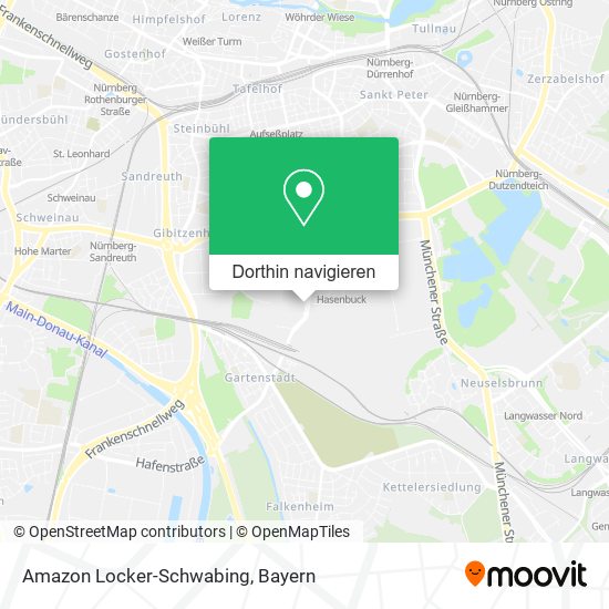Amazon Locker-Schwabing Karte