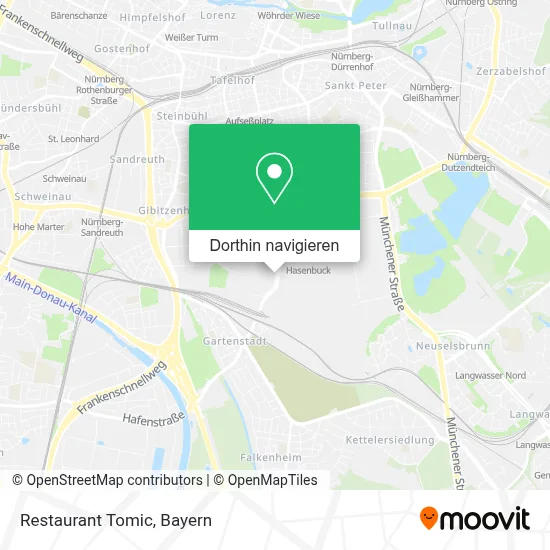 Restaurant Tomic Karte