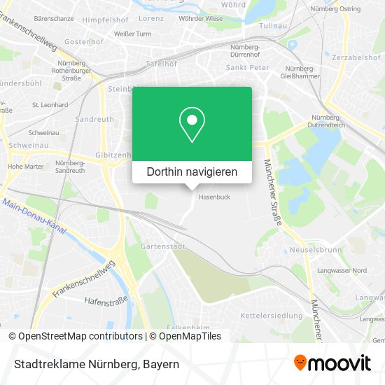 Stadtreklame Nürnberg Karte